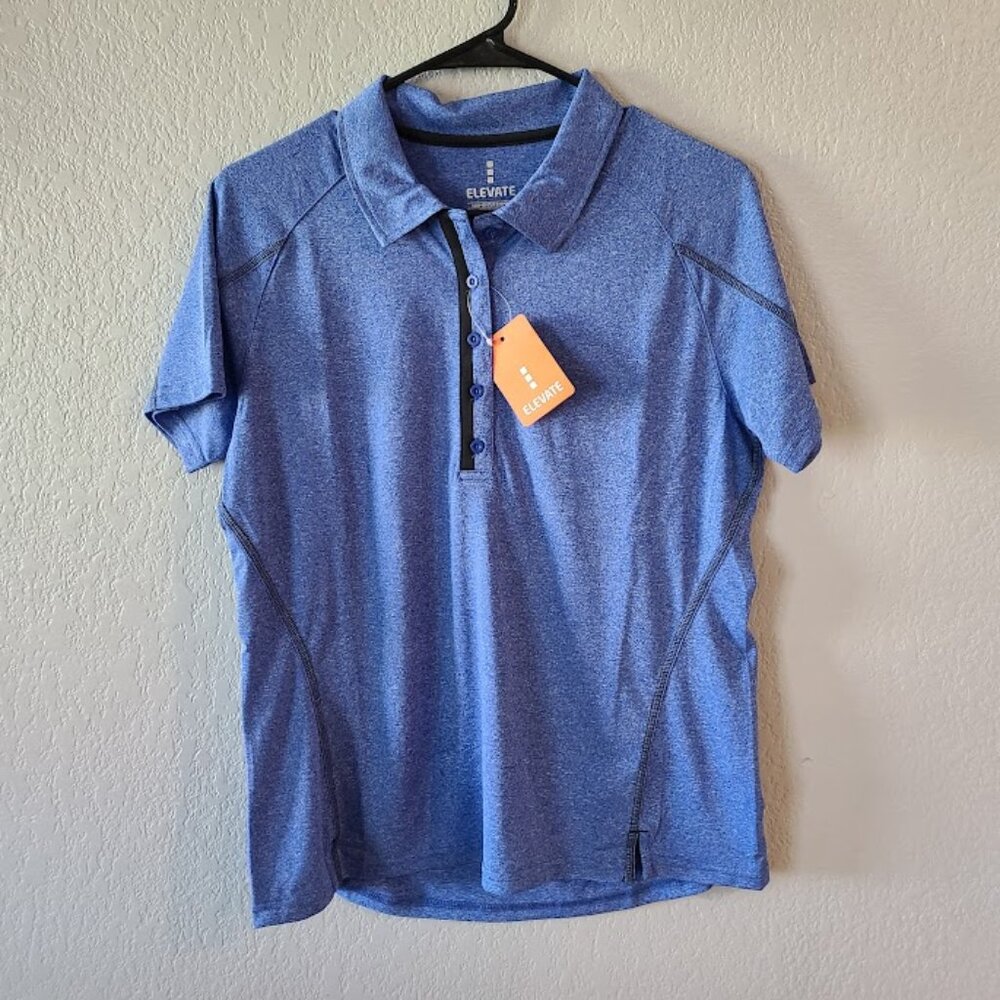 Women's Blue Elevate Polo